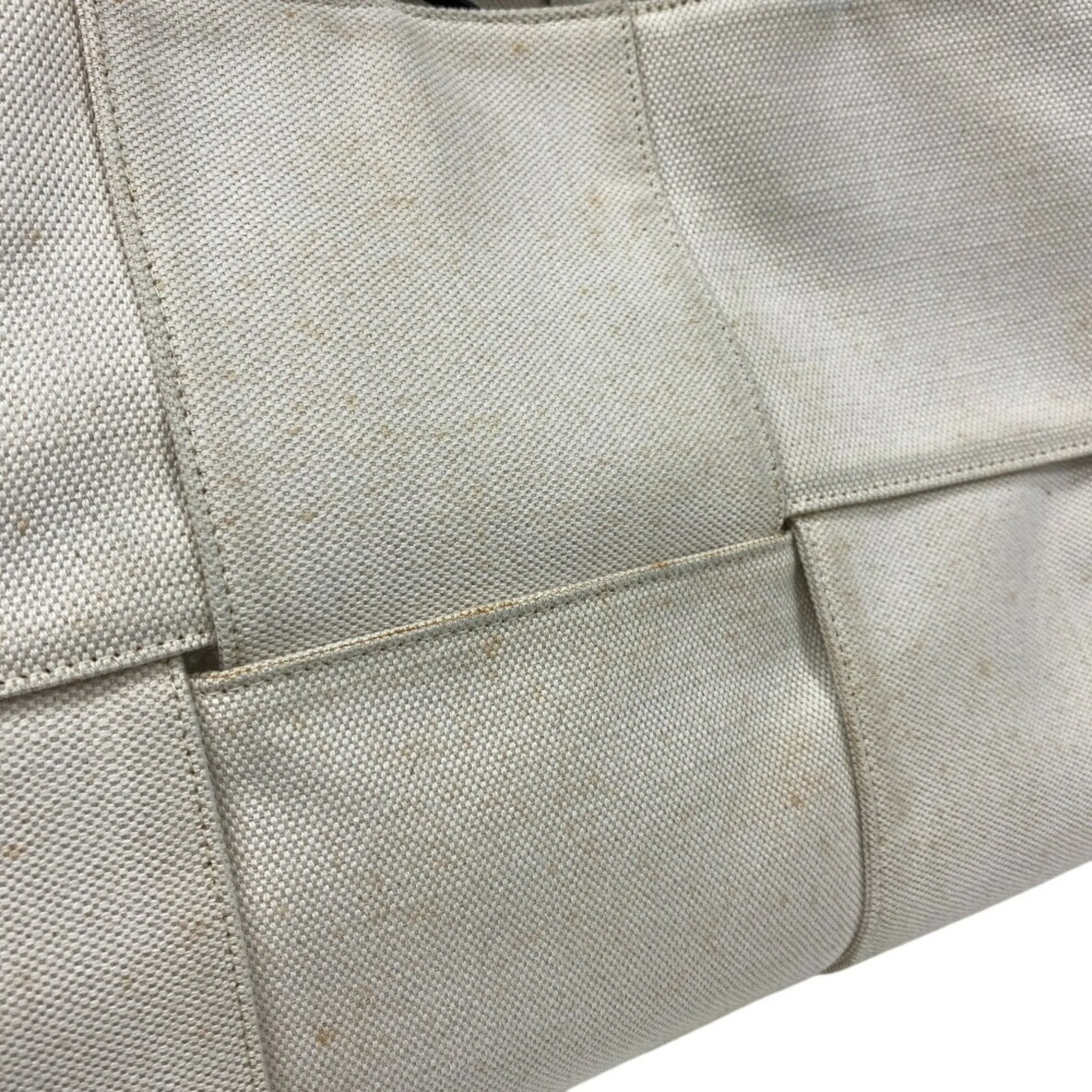 Bottega Veneta Arco Canvas Tote Bag (Pre-Owned)