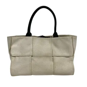 Bottega Veneta Arco Canvas Tote Bag (Pre-Owned)