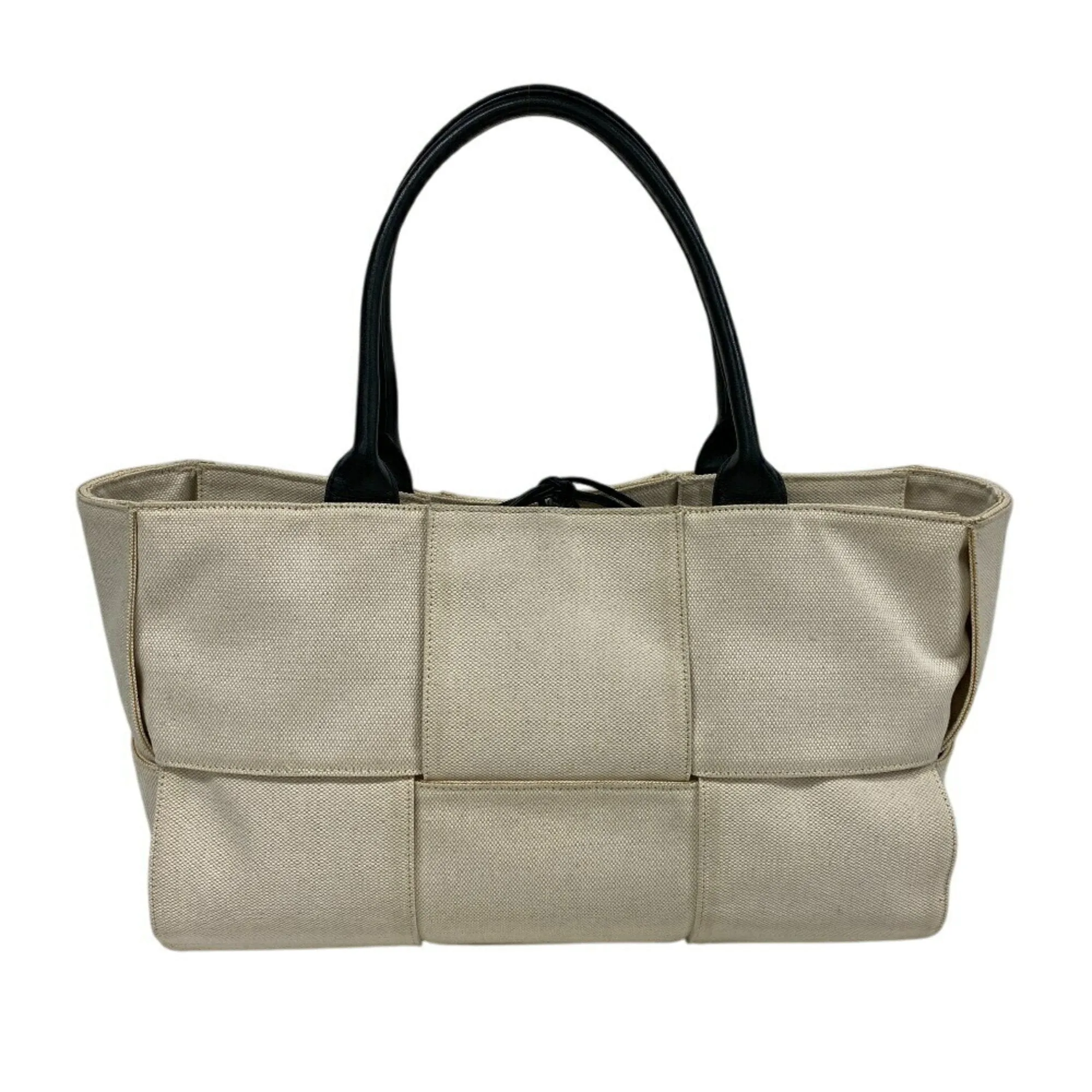 Bottega Veneta Arco Canvas Tote Bag (Pre-Owned)