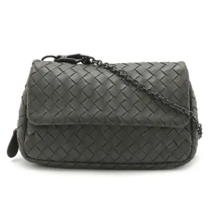 Bottega Veneta Intrecciato Leather Clutch Bag Pochette Shoulder Bag (Pre-Owned)