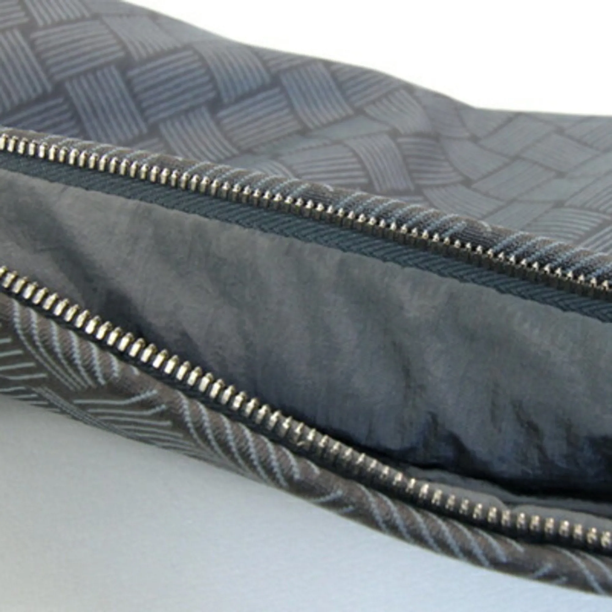 Bottega Veneta Intrecciato Nylon Canvas Clutch Bag Pouch (Pre-Owned)