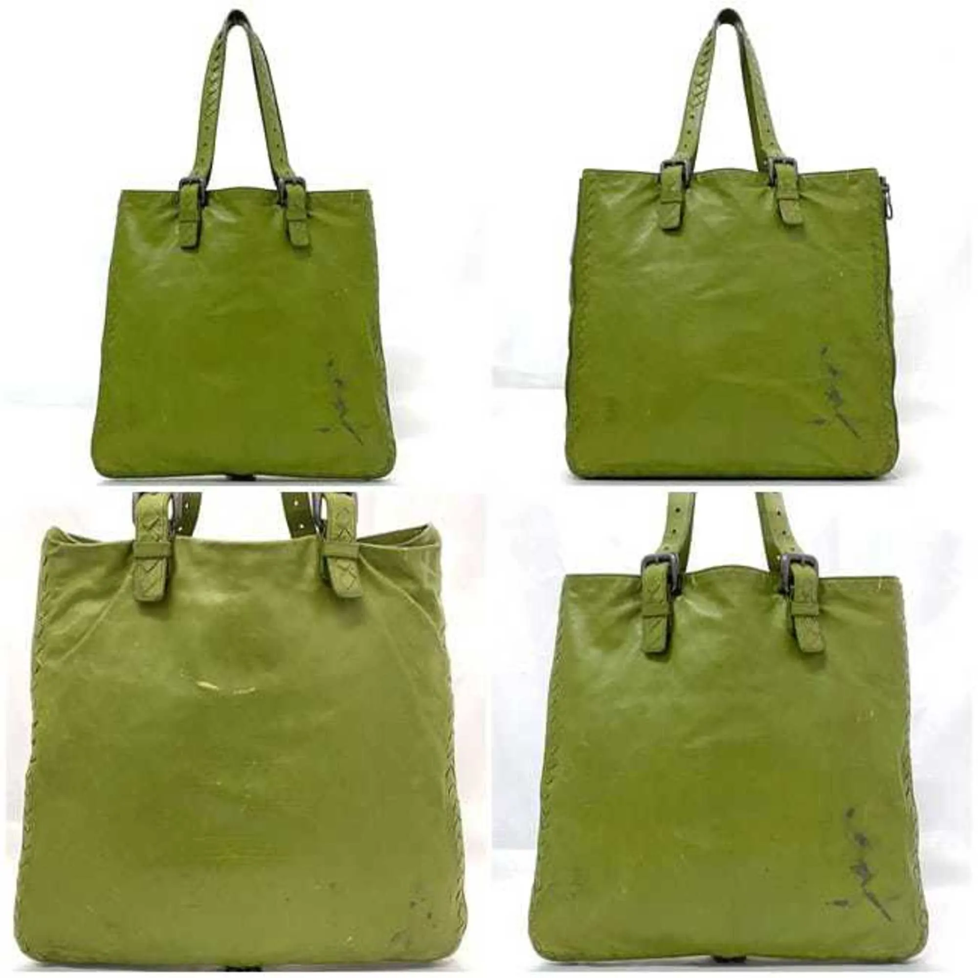 Bottega Veneta Leather Tote Bag (Pre-Owned)