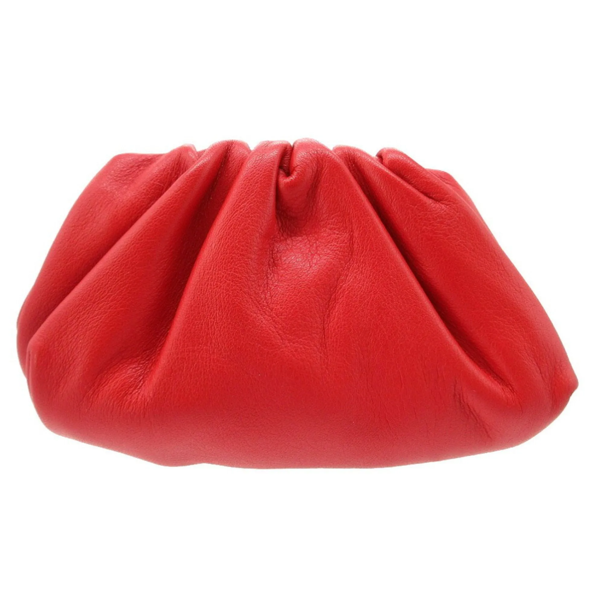 Bottega Veneta The Pouch Leather Clutch Bag (Pre-Owned)