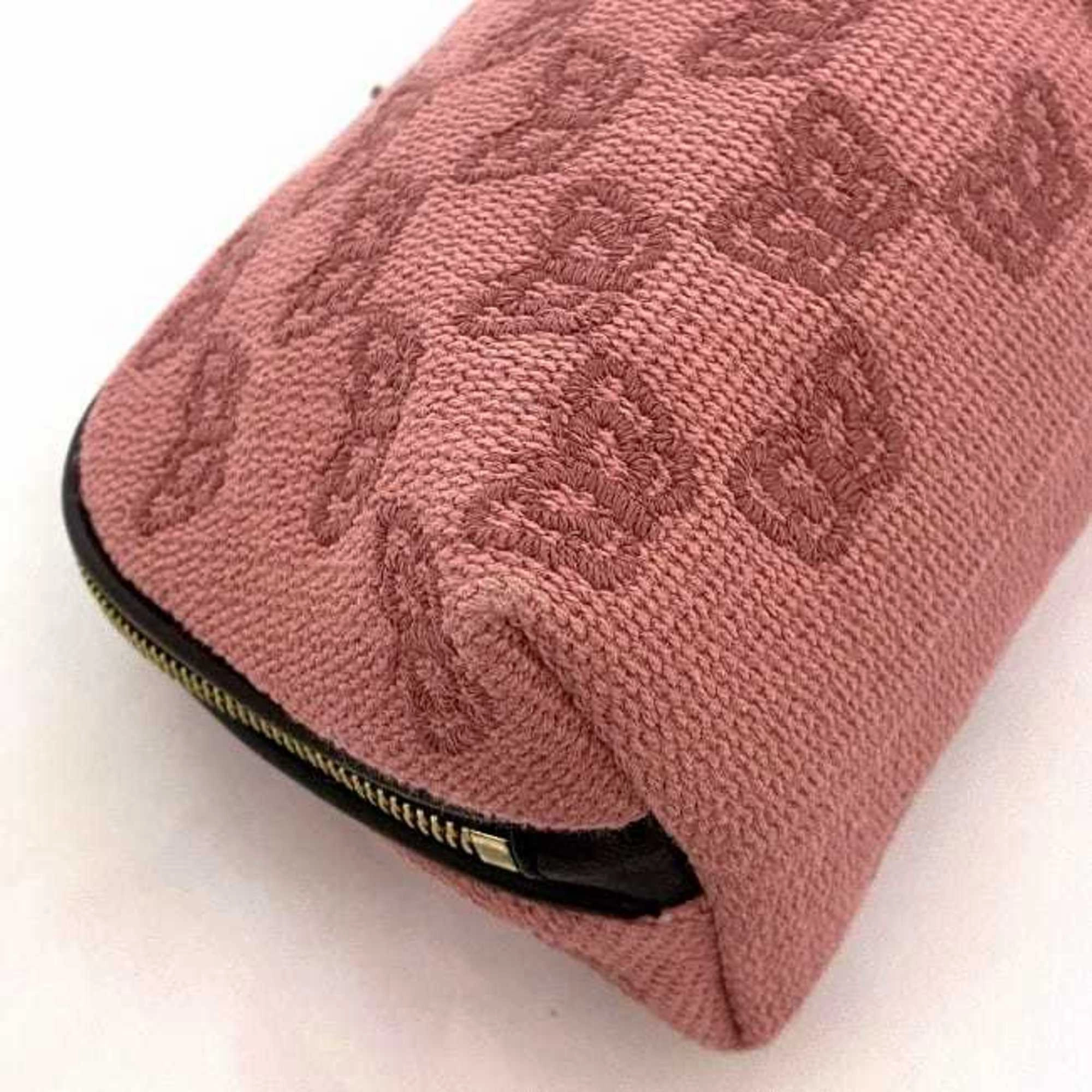 Bottega Veneta Canvas Leather Pouch (Pre-Owned)