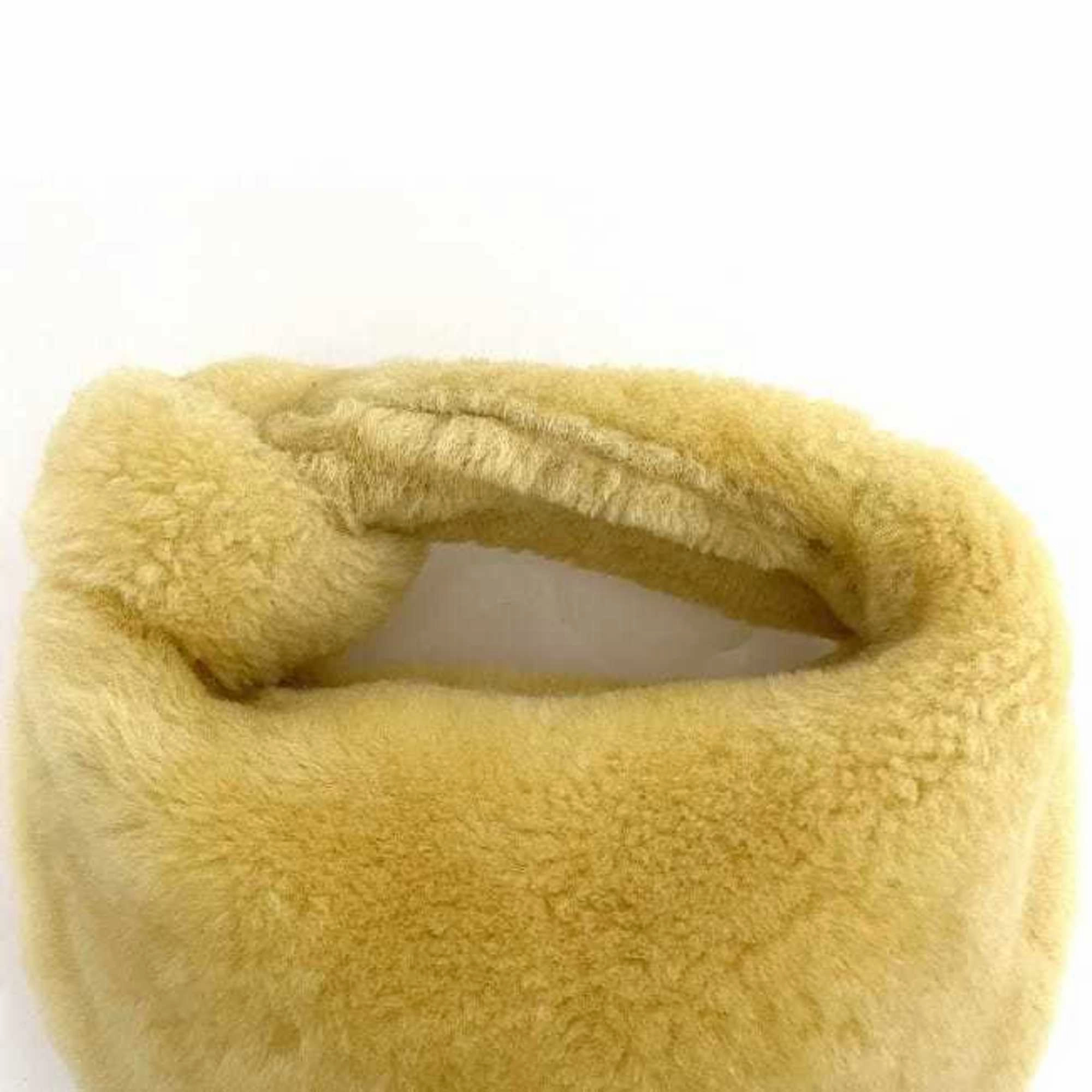 Bottega Veneta yellow Fur Handbag (Pre-Owned)