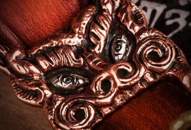 Brass biker trucker leather Chinese Lion Chain for chain wallet biker wallet trucker wallet
