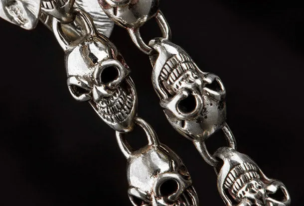 Brass biker trucker Skull punk Chain for chain wallet biker wallet trucker wallet