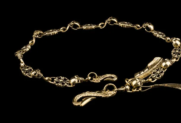 Brass biker trucker Wallet Chain for chain wallet biker wallet trucker wallet