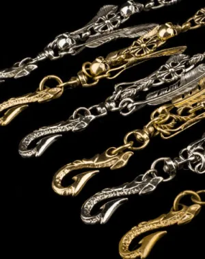 Brass biker trucker Wallet Chain for chain wallet biker wallet trucker wallet
