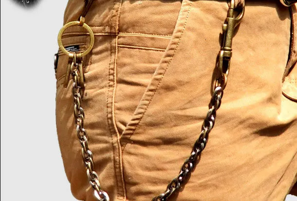 Brass Biker Wallet Chain Cool wallet Chain For Chain Wallet biker Wallet trucker Wallets