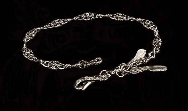 Brass Silver biker trucker Tibetan wallet Chain for chain wallet biker wallet trucker wallet