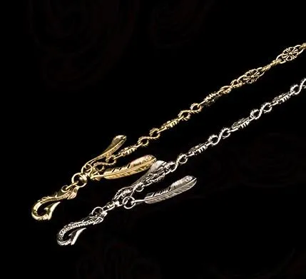 Brass Silver biker trucker Tibetan wallet Chain for chain wallet biker wallet trucker wallet