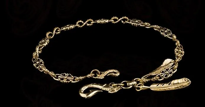 Brass Silver biker trucker Tibetan wallet Chain for chain wallet biker wallet trucker wallet