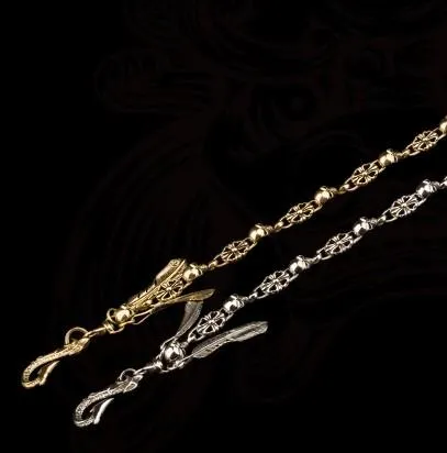 Brass Silver biker trucker Tibetan wallet Chain for chain wallet biker wallet trucker wallet