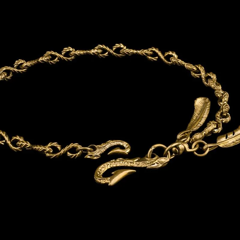 Brass Silver biker trucker Tibetan wallet Chain for chain wallet biker wallet trucker wallet