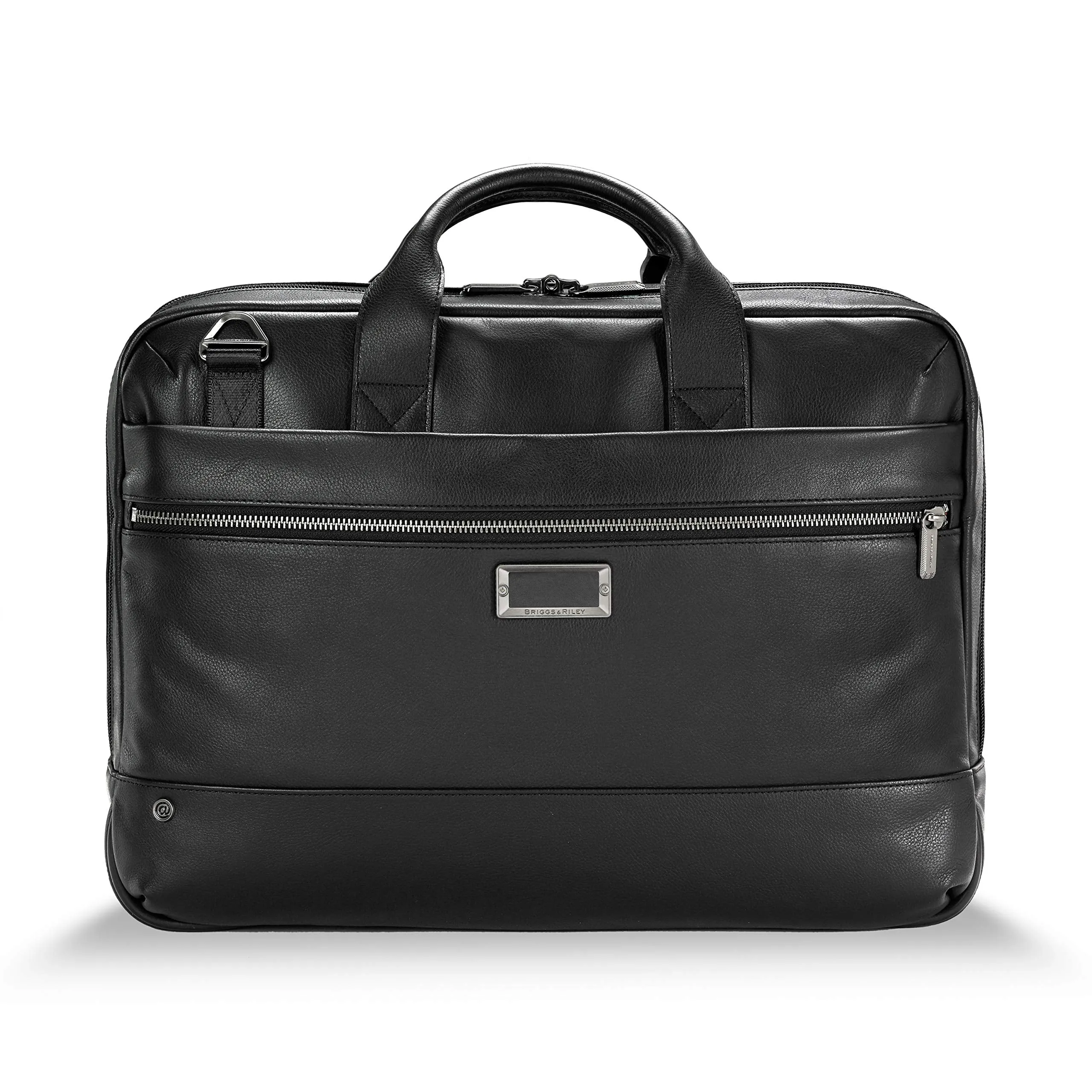 Briggs & Riley @work Leather Medium Brief