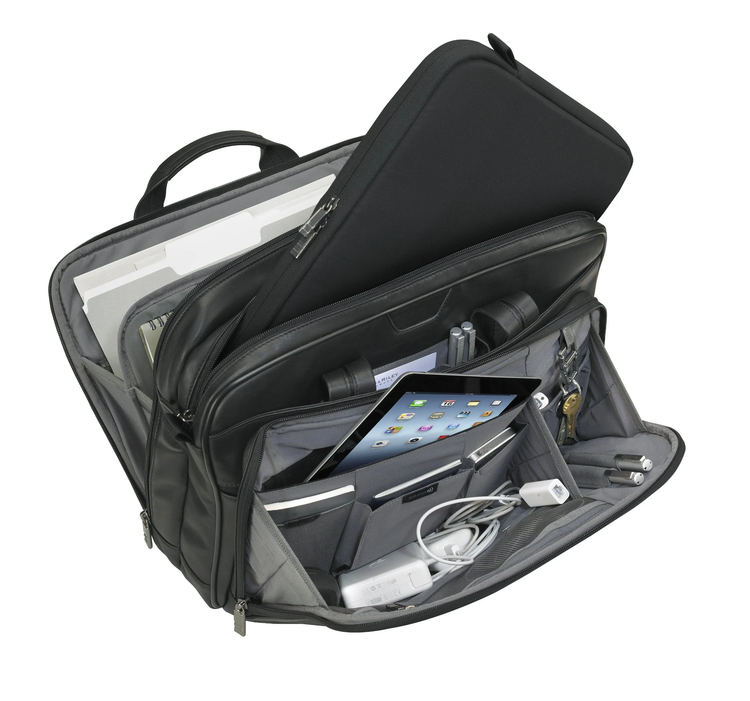 Briggs & Riley @work Medium Leather Briefcase