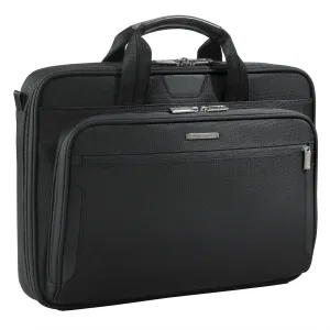 Briggs & Riley @work Single Gusset Accented Slim Business Briefcase