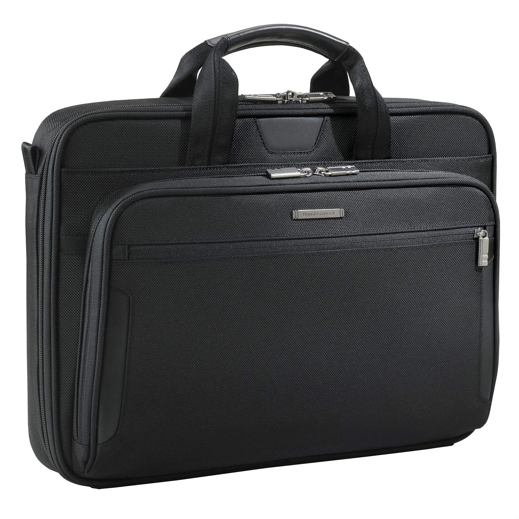 Briggs & Riley @work Single Gusset Accented Slim Business Briefcase