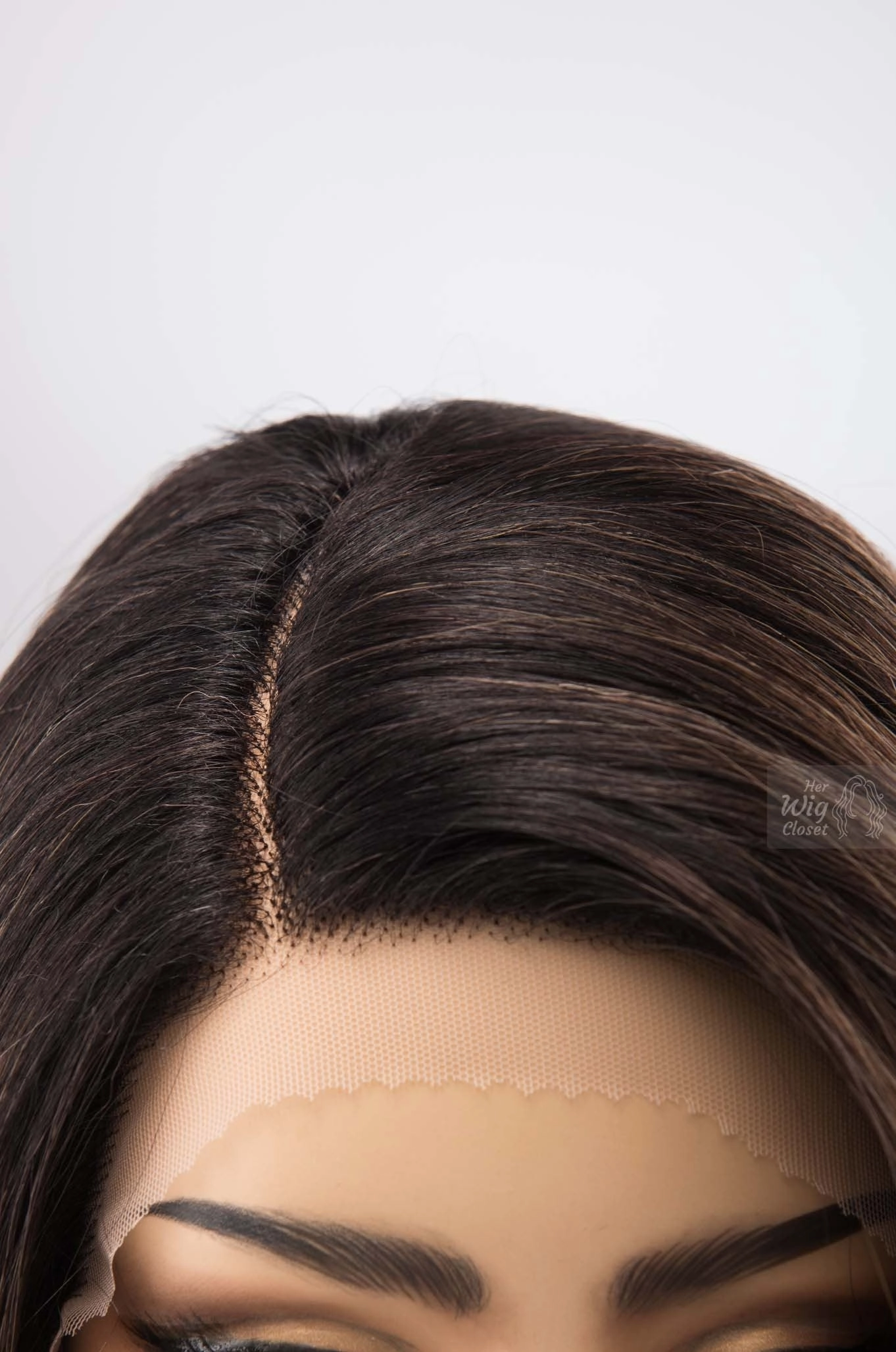 Brown Blonde Balayage Wavy Lace Front Synthetic Wig KYLAN