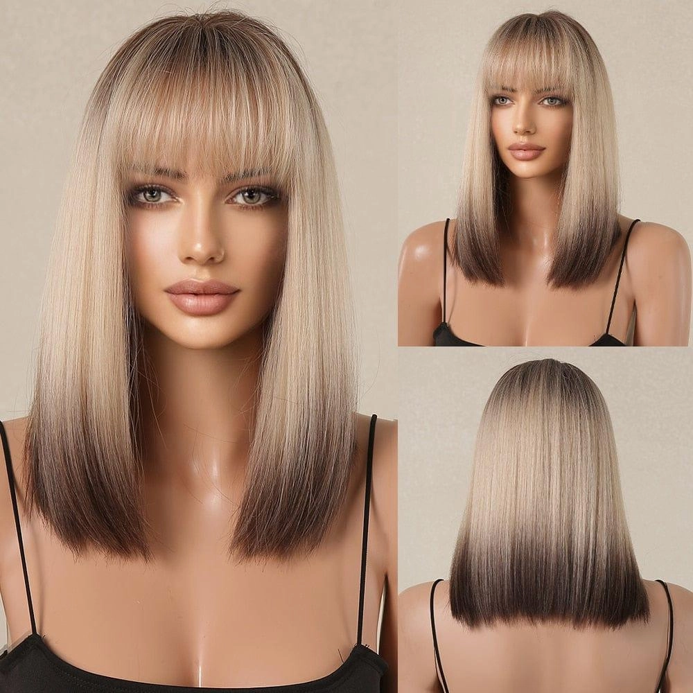 Brown Blonde Wig