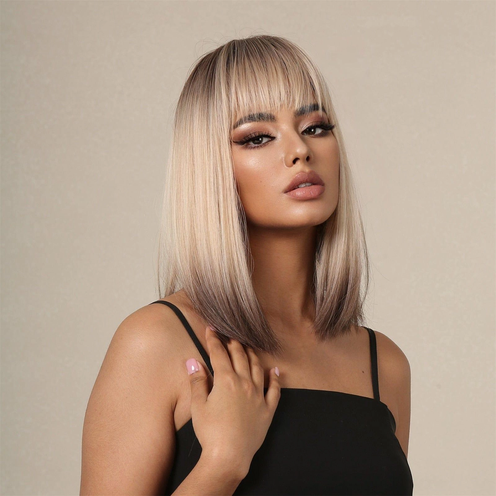 Brown Blonde Wig