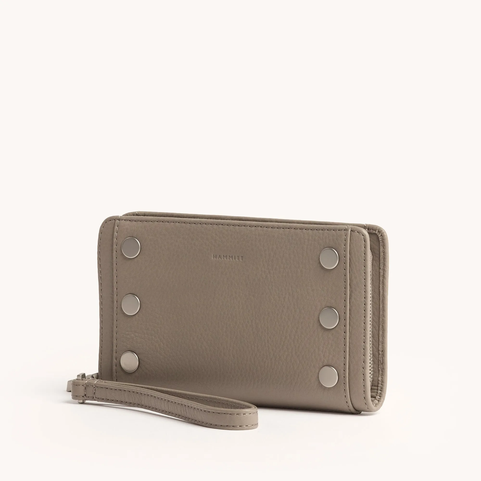 Bryant Wallet | Pewter Pebble/Brushed Silver