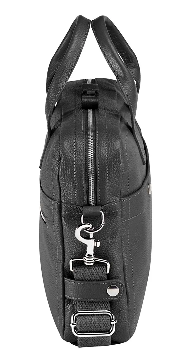Bugatti Brisbane Italian Leather Small Business Bag