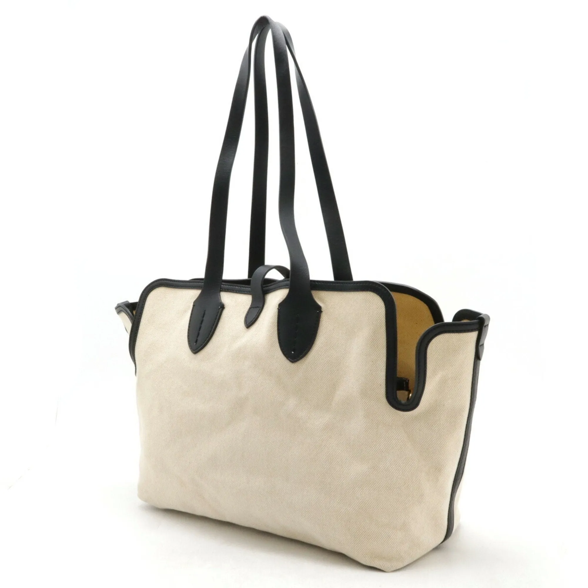 Burberry  Canvas Leather Tote Bag (Pre-Owned)