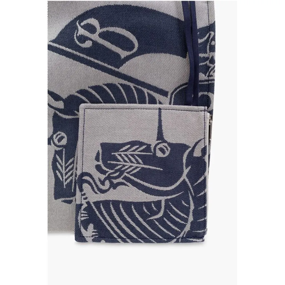 Burberry Canvas Maxi Shopper Bag