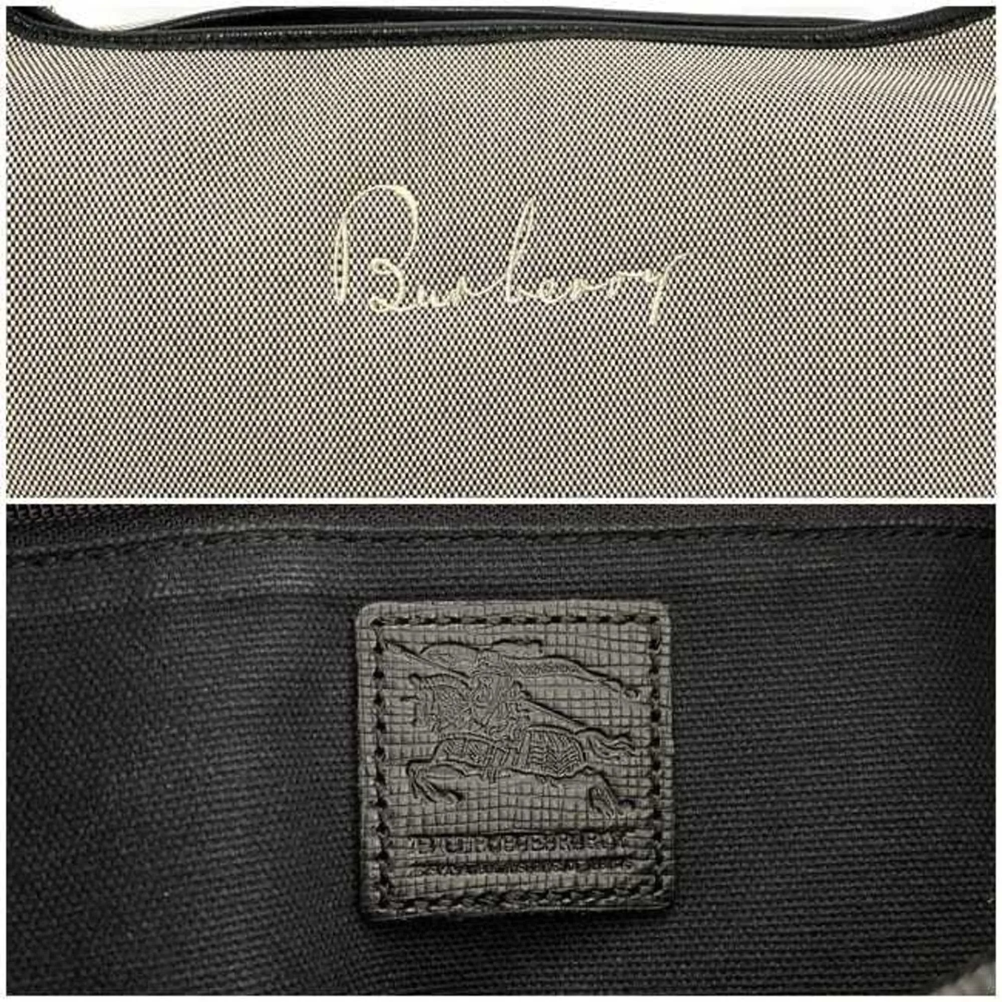 Burberry Canvas Shopper Bag (Pre-Owned)