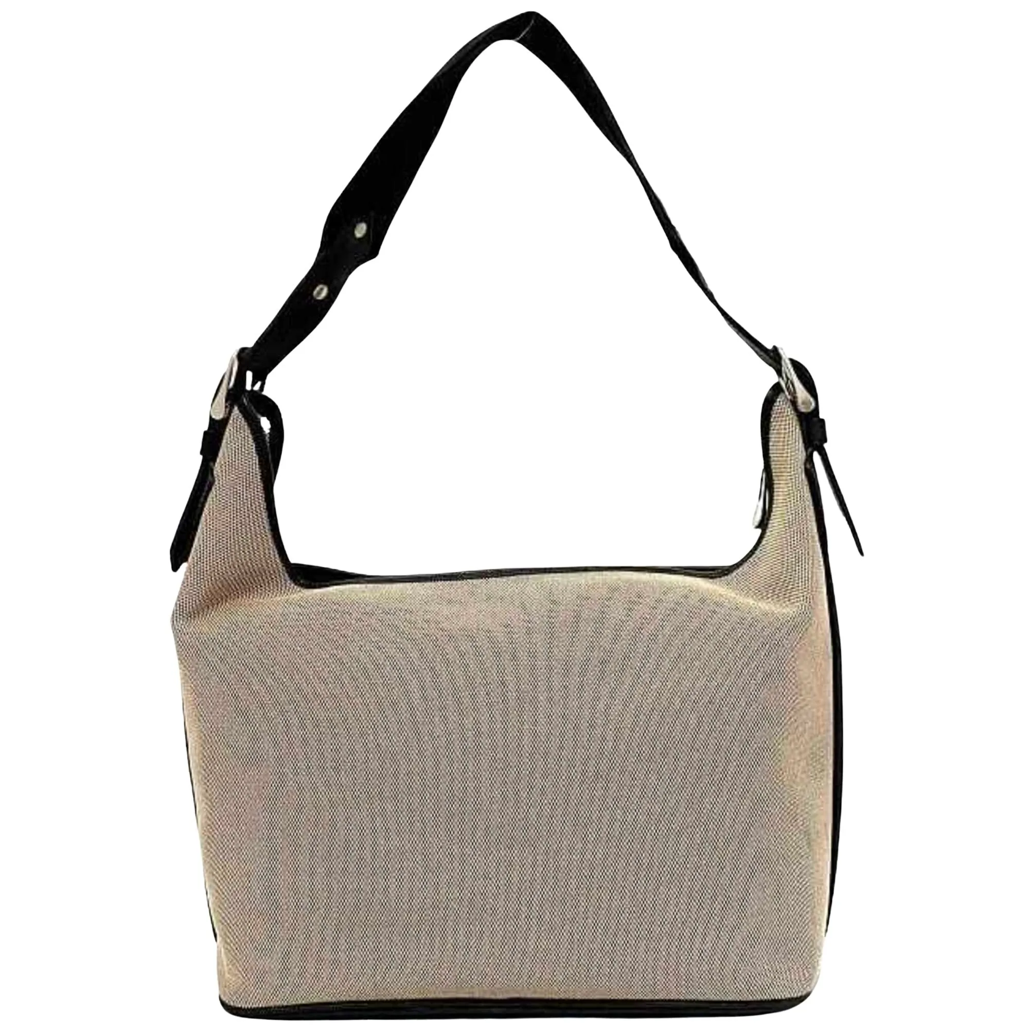 Burberry Canvas Shopper Bag (Pre-Owned)
