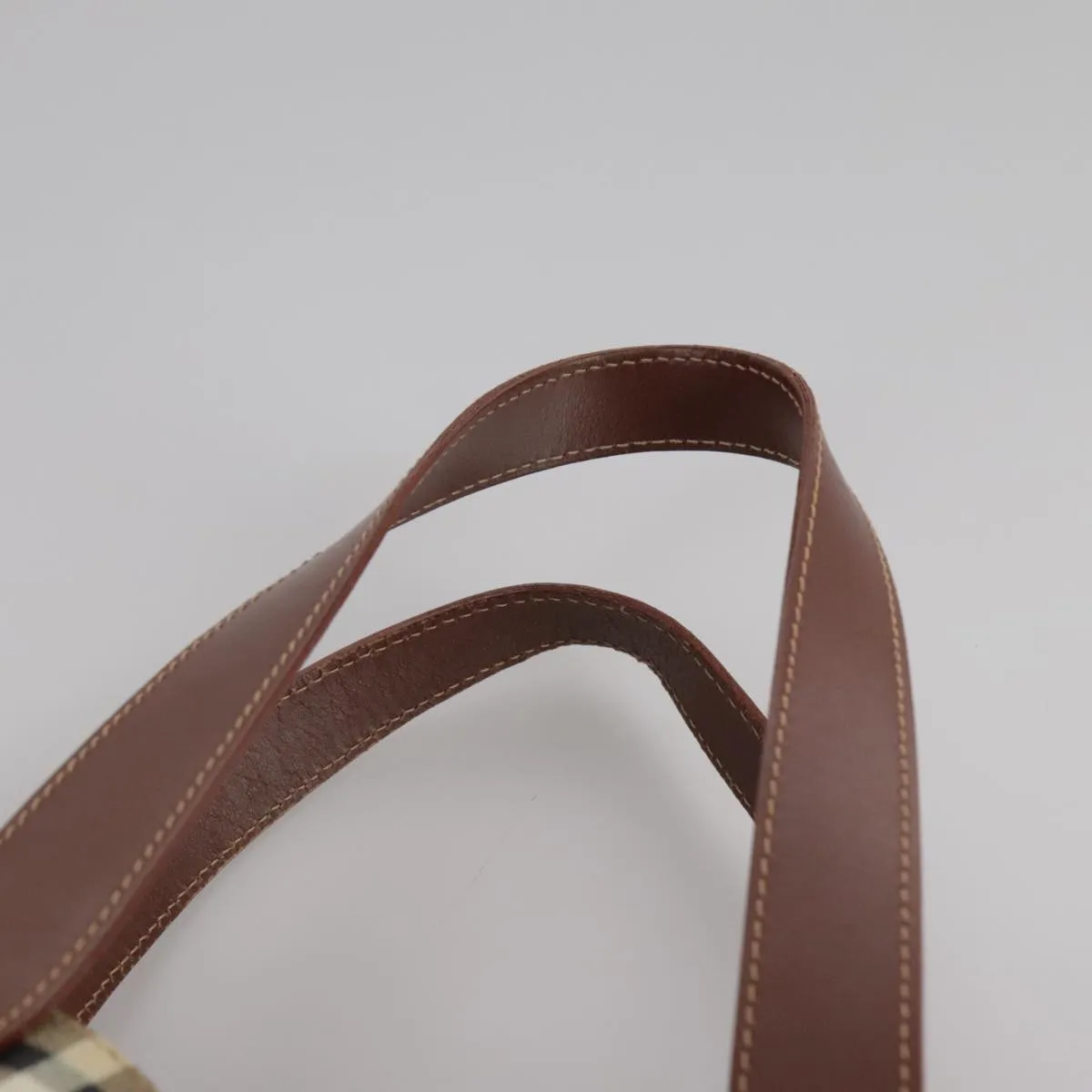 Burberry Haymarket Canvas Tote Bag (Pre-Owned)