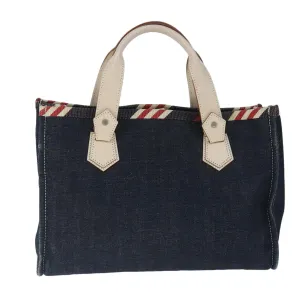 Burberry  Label  Canvas Tote Bag (Pre-Owned)