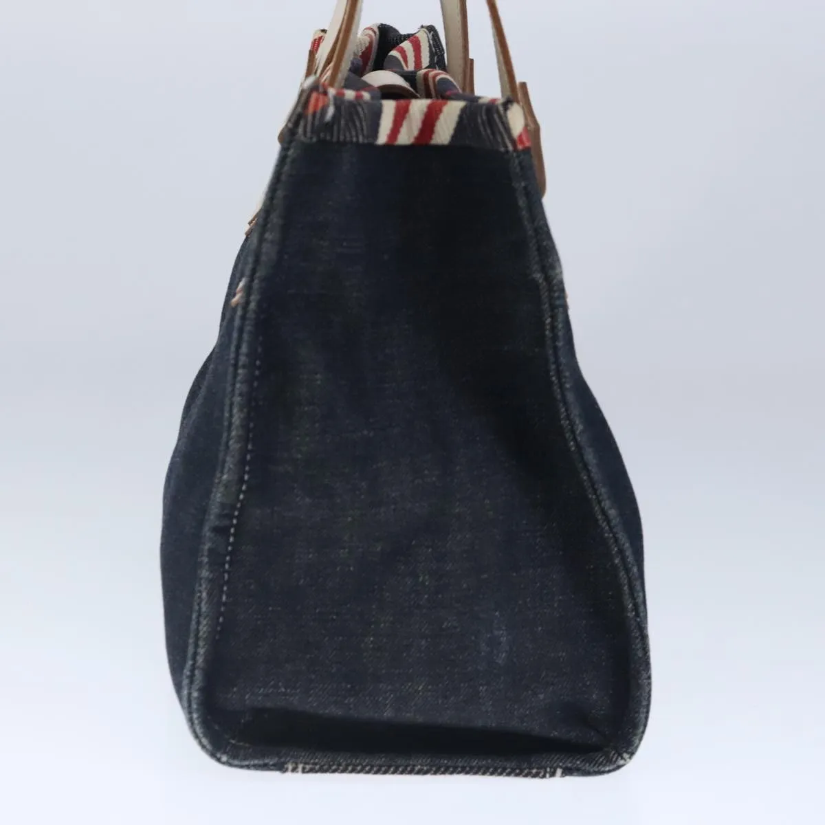 Burberry  Label  Canvas Tote Bag (Pre-Owned)