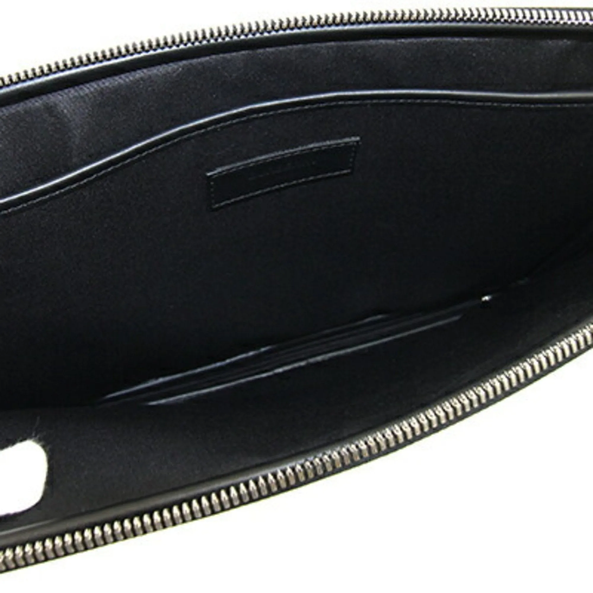 Burberry Leather Clutch Bag Document Case (Pre-Owned)