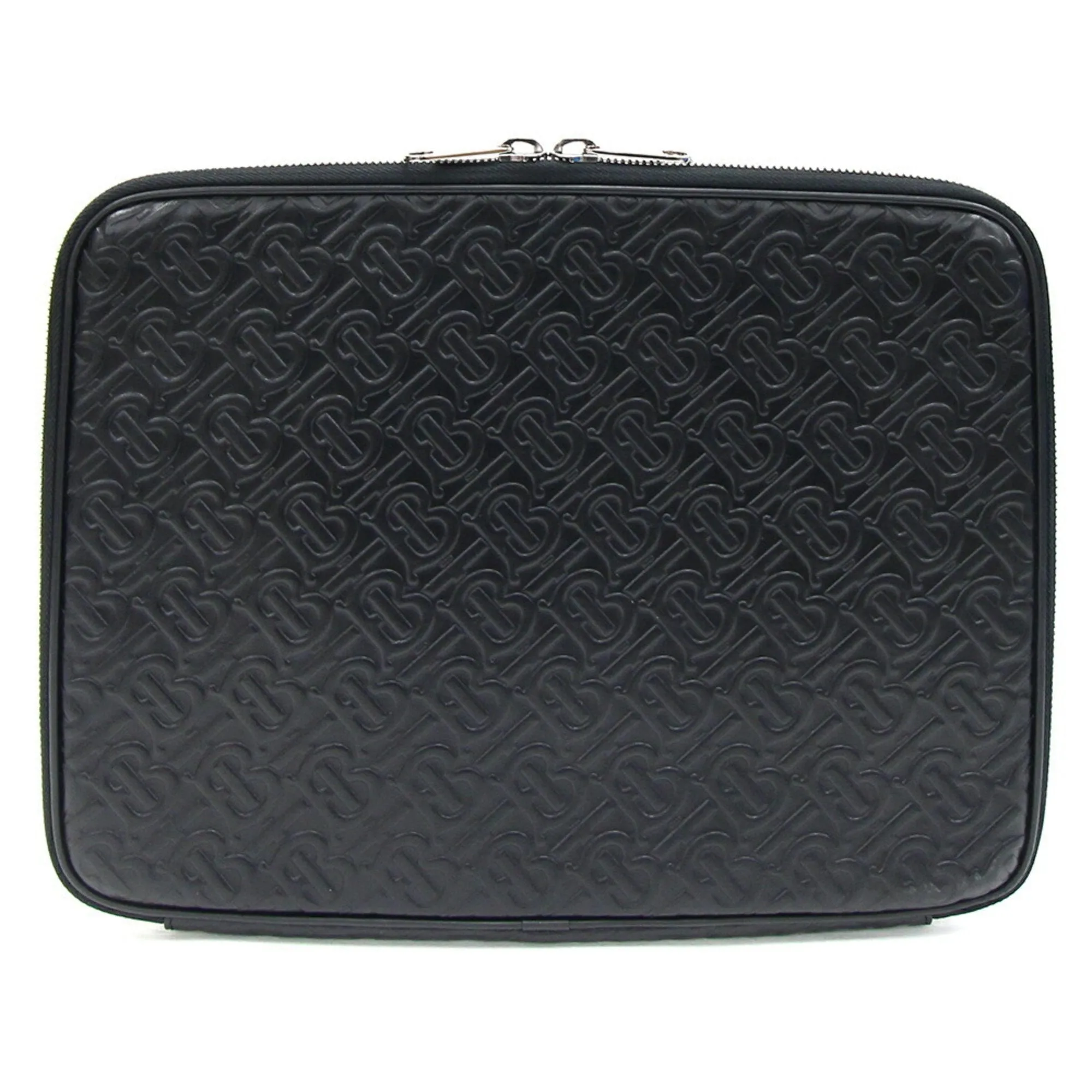 Burberry Leather Clutch Bag Document Case (Pre-Owned)