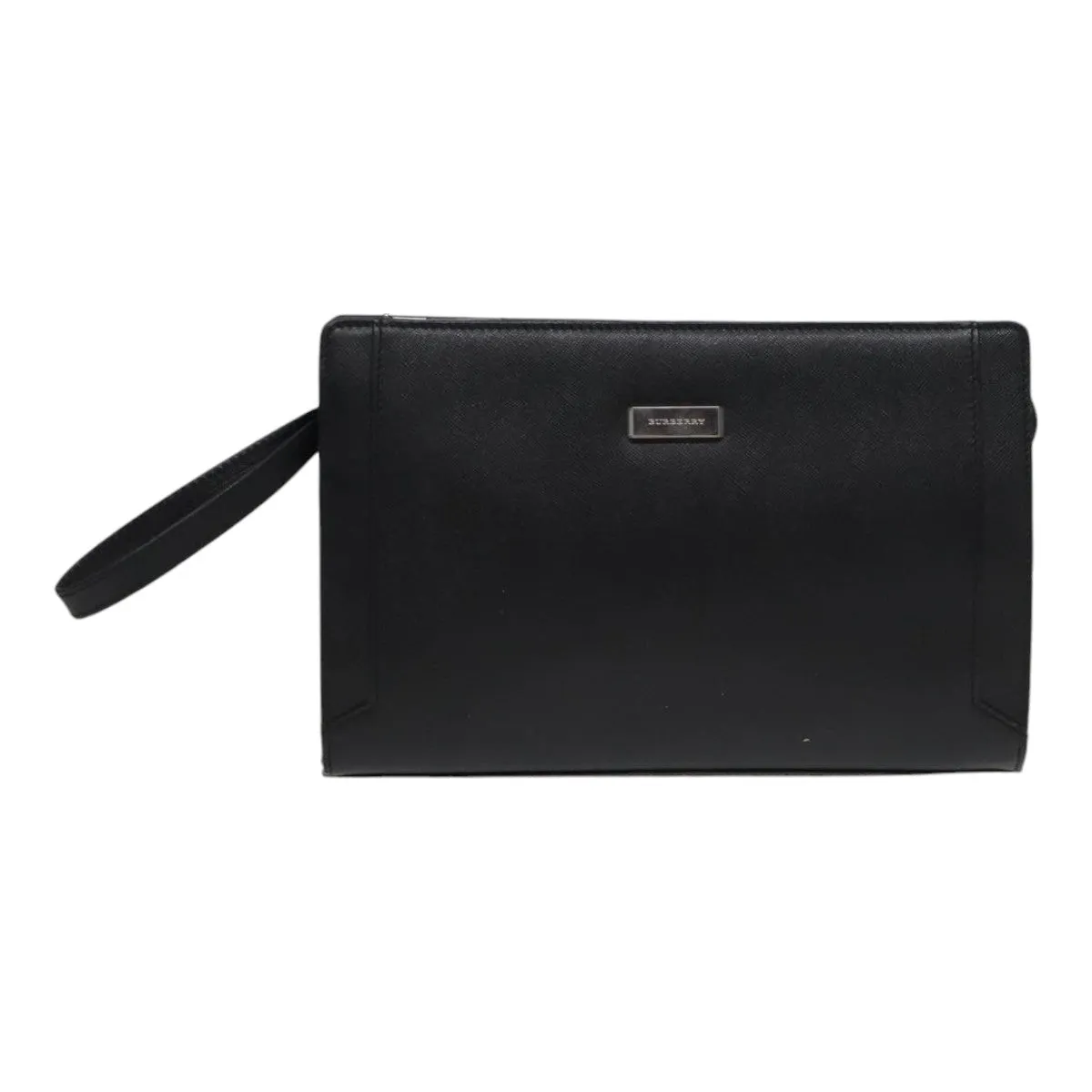 Burberry Leather Clutch Bag (Pre-Owned)