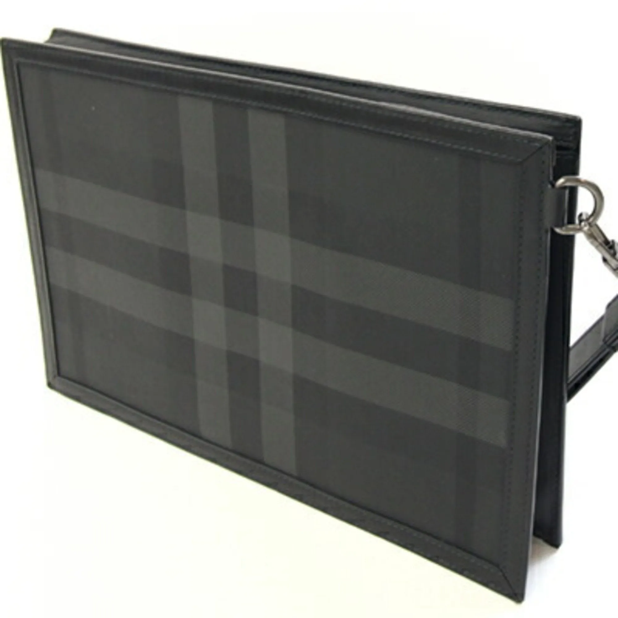 Burberry  Leather Clutch Bag (Pre-Owned)