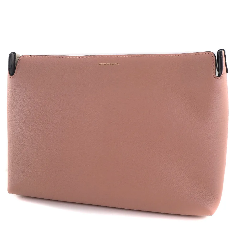 Burberry -  Leather Clutch Bag (Pre-Owned)