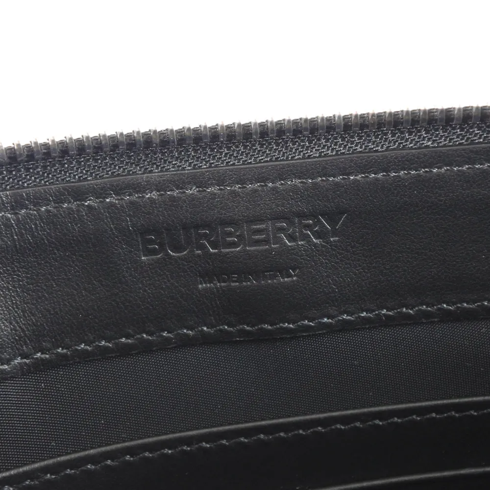 Burberry  Leather Clutch Bag (Pre-Owned)