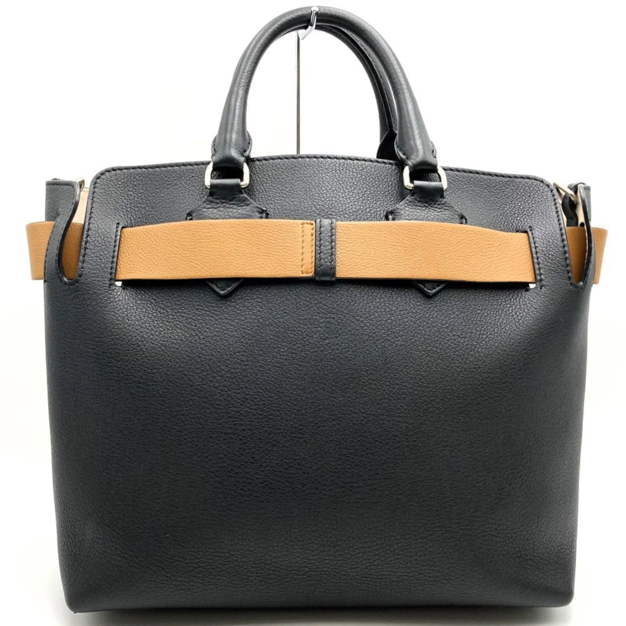 Burberry  Leather Shoulder Bag Tote Bag (Pre-Owned)