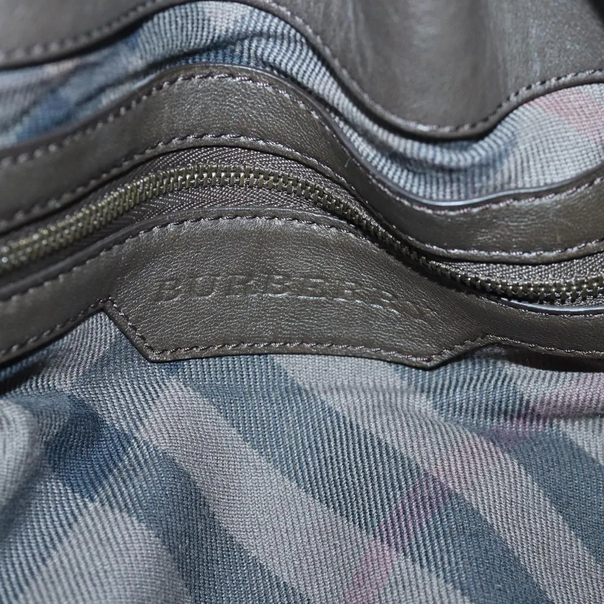 Burberry  Leather Tote Bag (Pre-Owned)