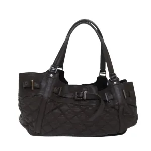 Burberry  Leather Tote Bag (Pre-Owned)