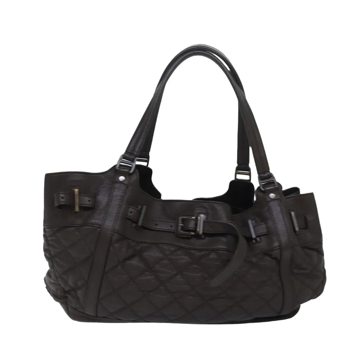 Burberry  Leather Tote Bag (Pre-Owned)
