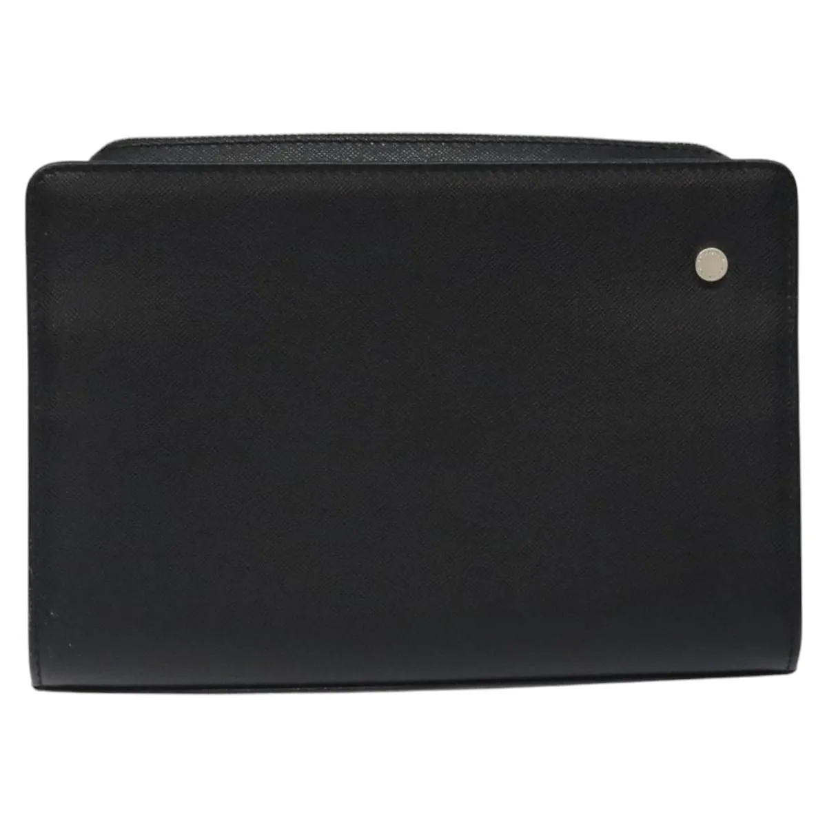 Burberry Logo Leather Clutch Bag (Pre-Owned)