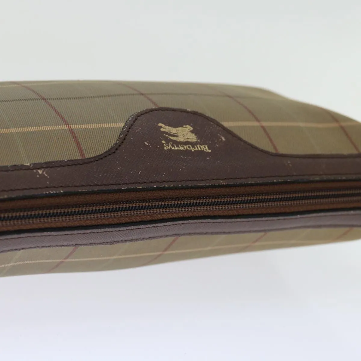 Burberry Nova Check  Canvas Clutch Bag (Pre-Owned)