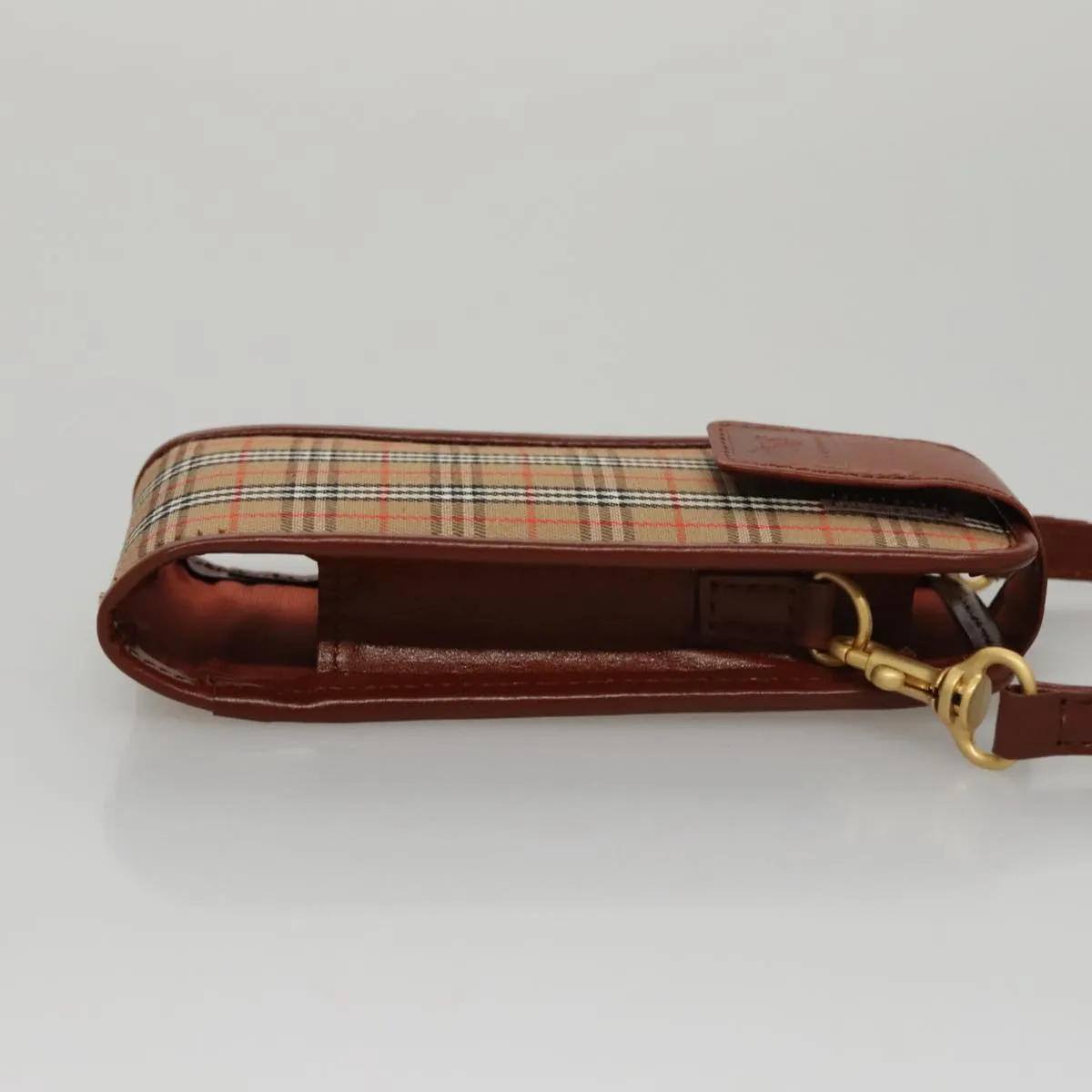 Burberry Nova Check Canvas Clutch Bag (Pre-Owned)