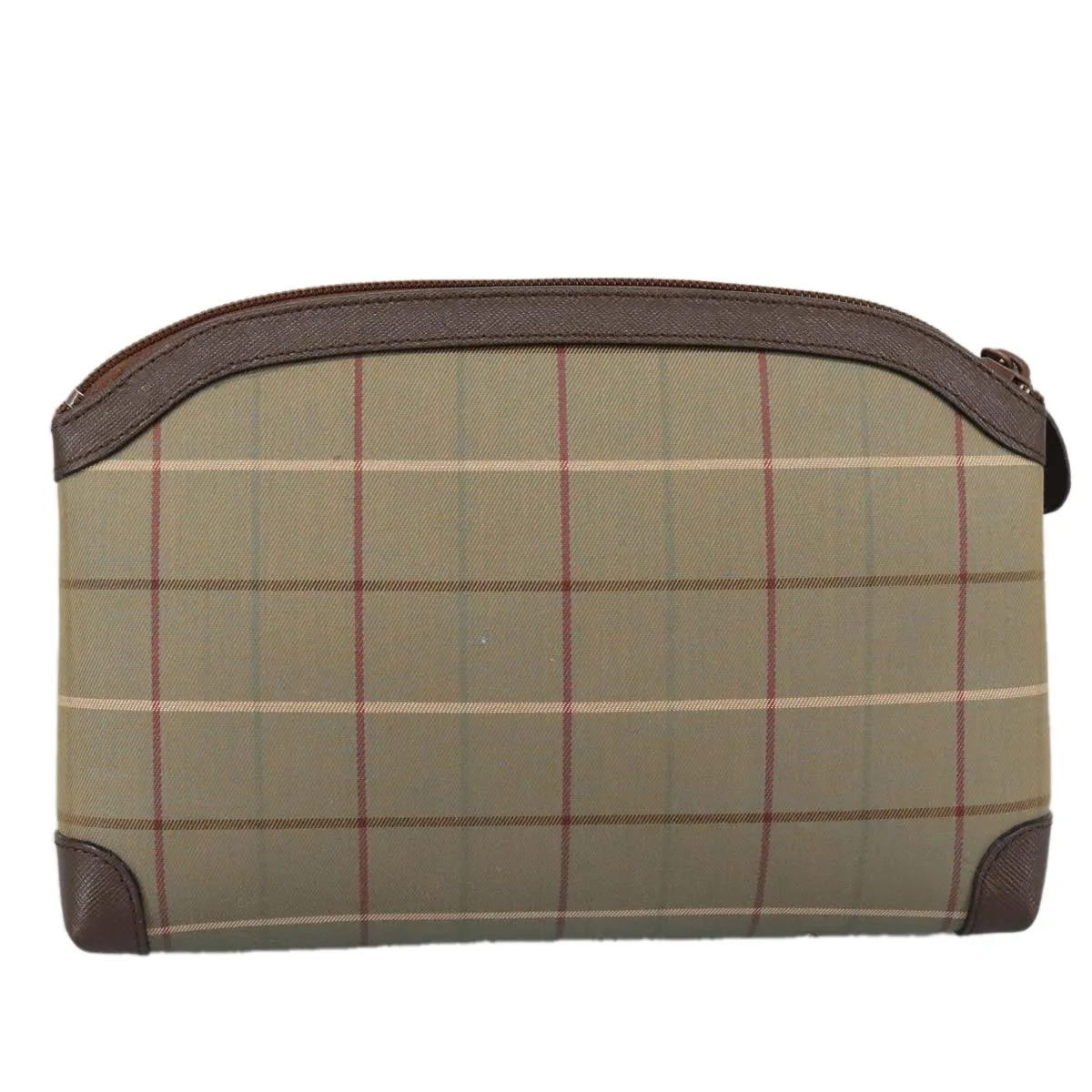 Burberry Nova Check Canvas Clutch Bag (Pre-Owned)