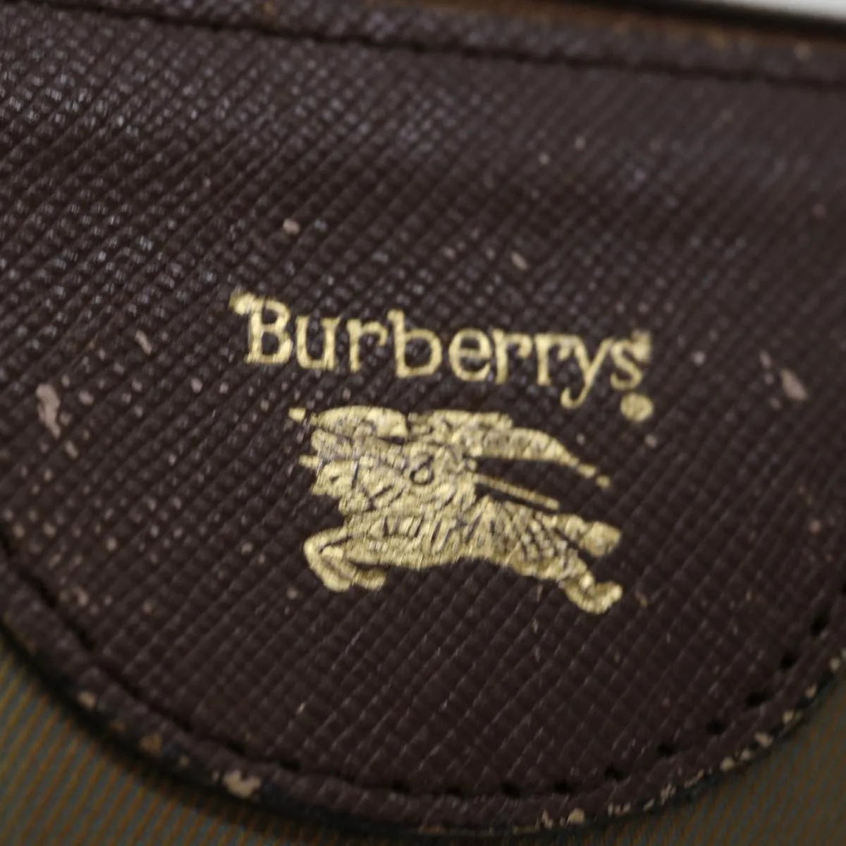 Burberry Nova Check  Canvas Clutch Bag (Pre-Owned)